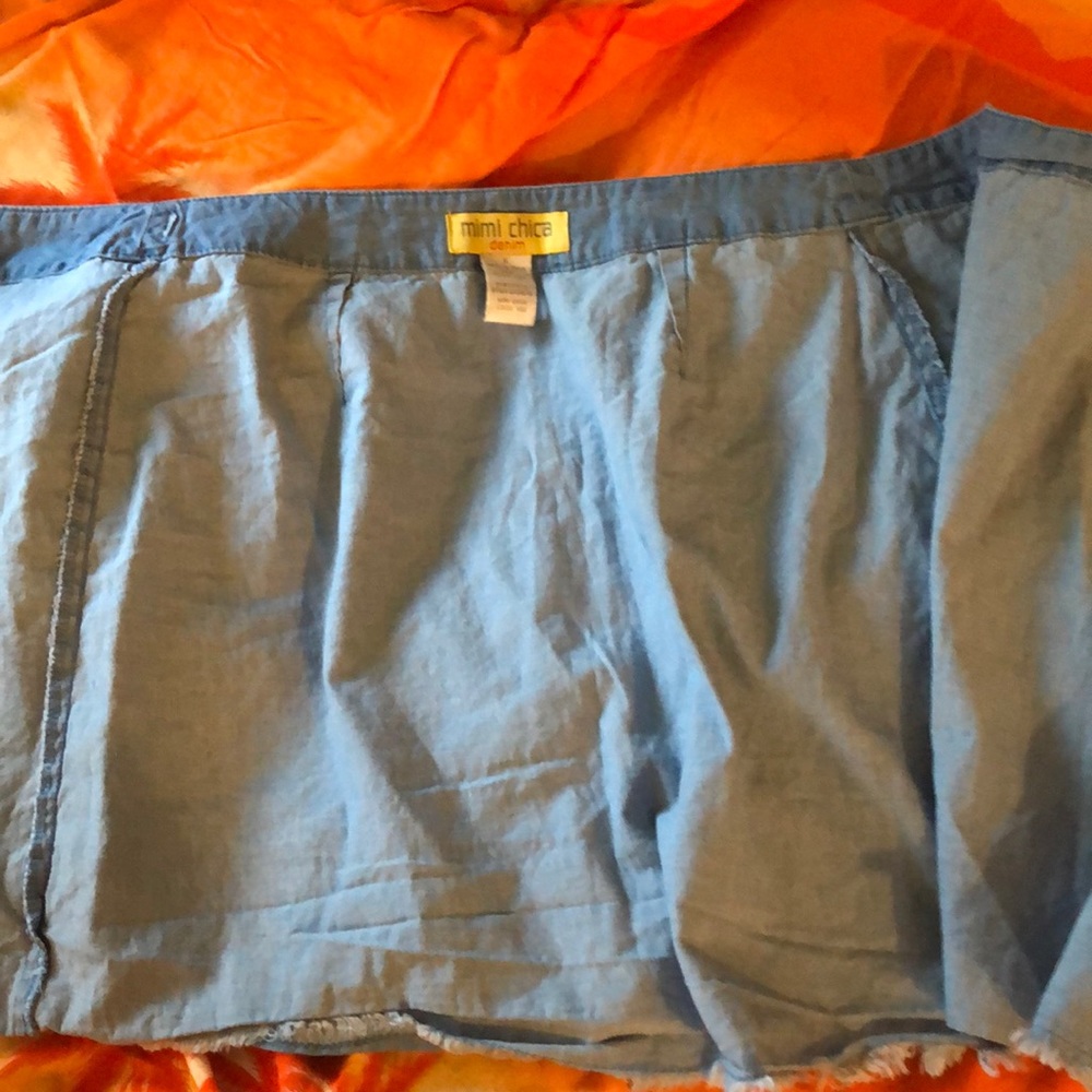 Wrap around denim